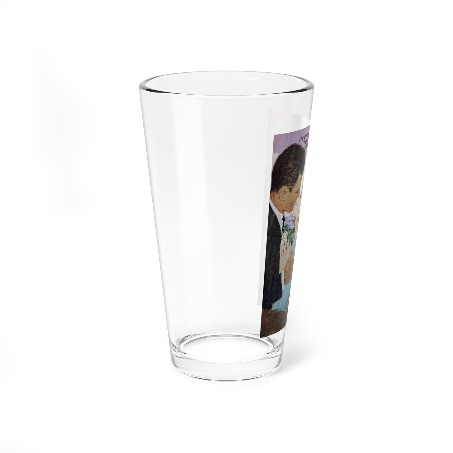 Invitation to the Wedding, Good Housekeeping, June 1963 - Pint Glass 16oz-Go Mug Yourself