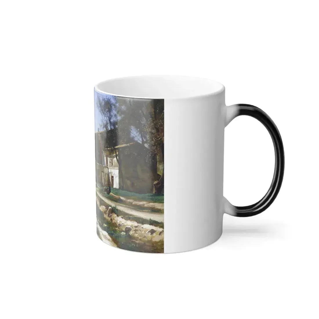Iosif Krachkovsky (1854-1914) The Outskirts of Nice - Oil on canvas 1909 - Color Changing Mug 11oz - Go Mug Yourself