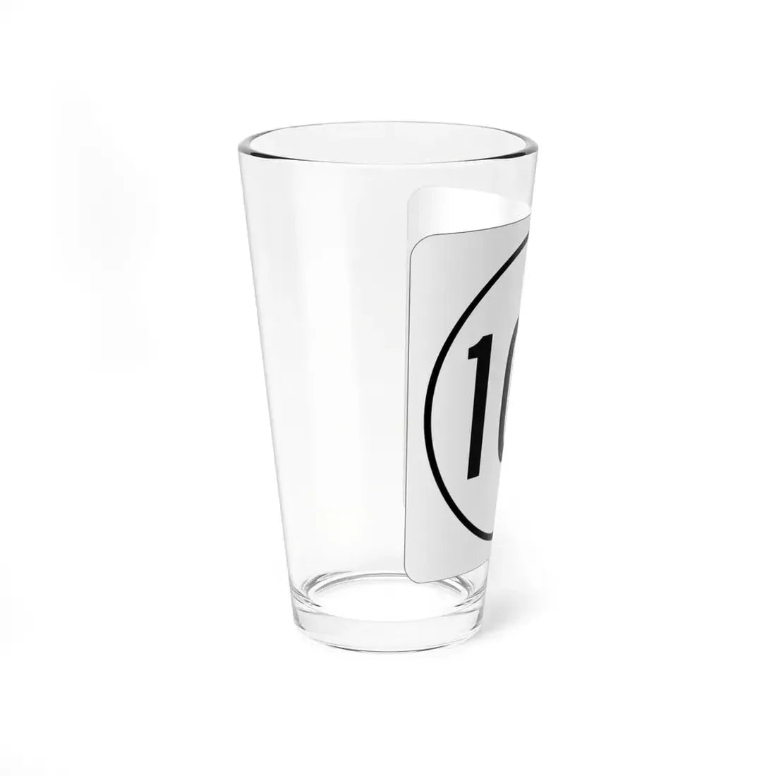 Iowa 100 1948 (Iowa) (Road Sign) Pint Glss 16oz - Go Mug Yourself