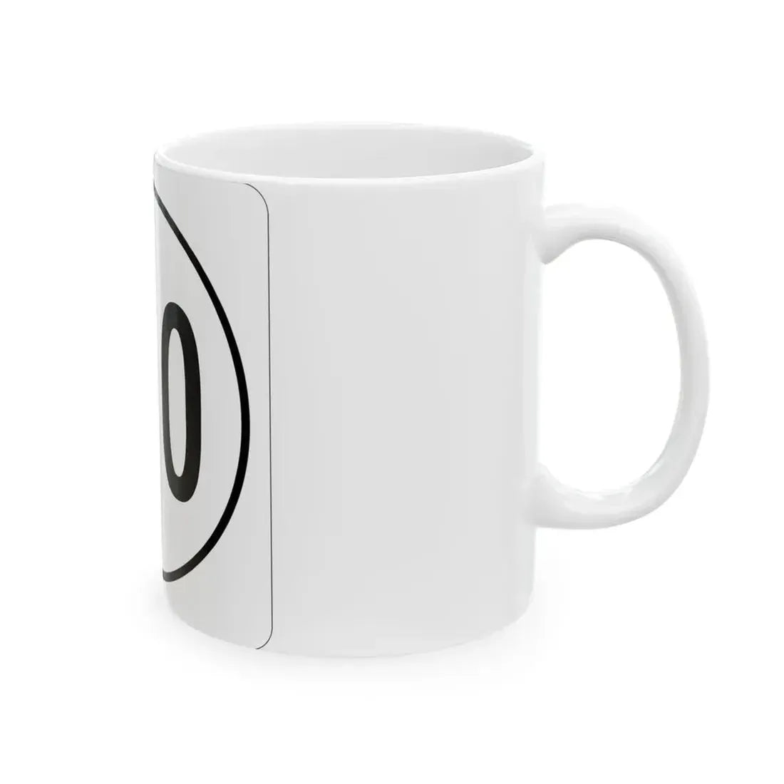 Iowa 100 1948 (Iowa) (Road Sign) White Coffee Mug - Go Mug Yourself