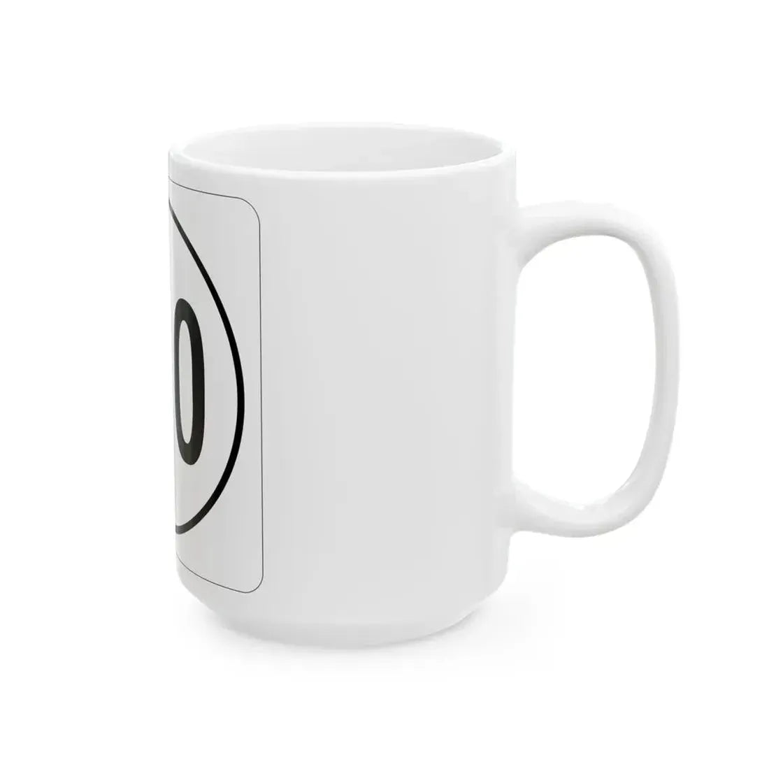 Iowa 100 1948 (Iowa) (Road Sign) White Coffee Mug - Go Mug Yourself