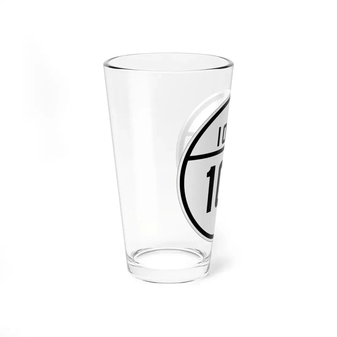 Iowa 104 1926 (Iowa) (Road Sign) Pint Glss 16oz - Go Mug Yourself