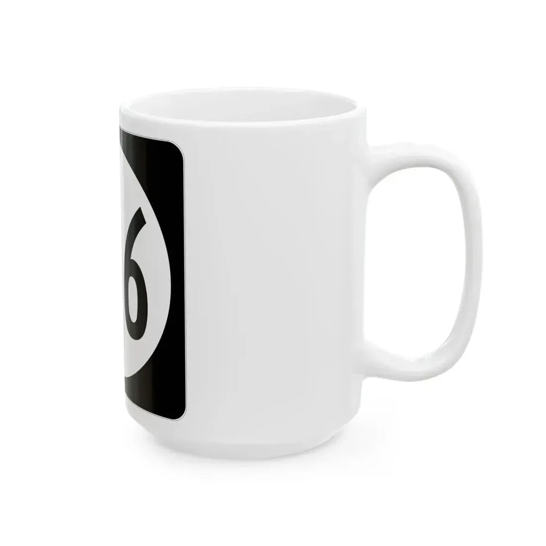 Iowa 106 (Iowa) (Road Sign) White Coffee Mug - Go Mug Yourself