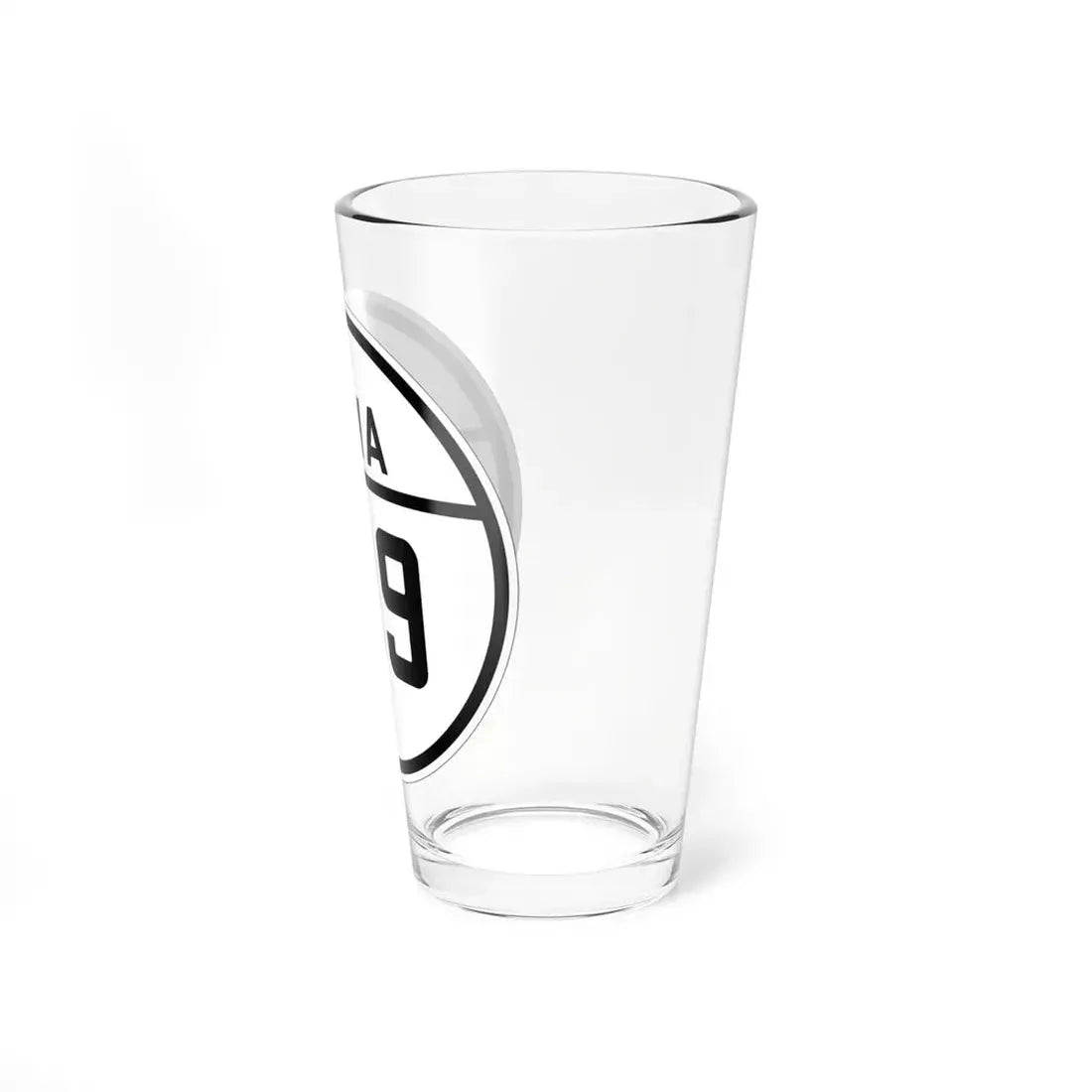 Iowa 109 1926 (Iowa) (Road Sign) Pint Glss 16oz - Go Mug Yourself