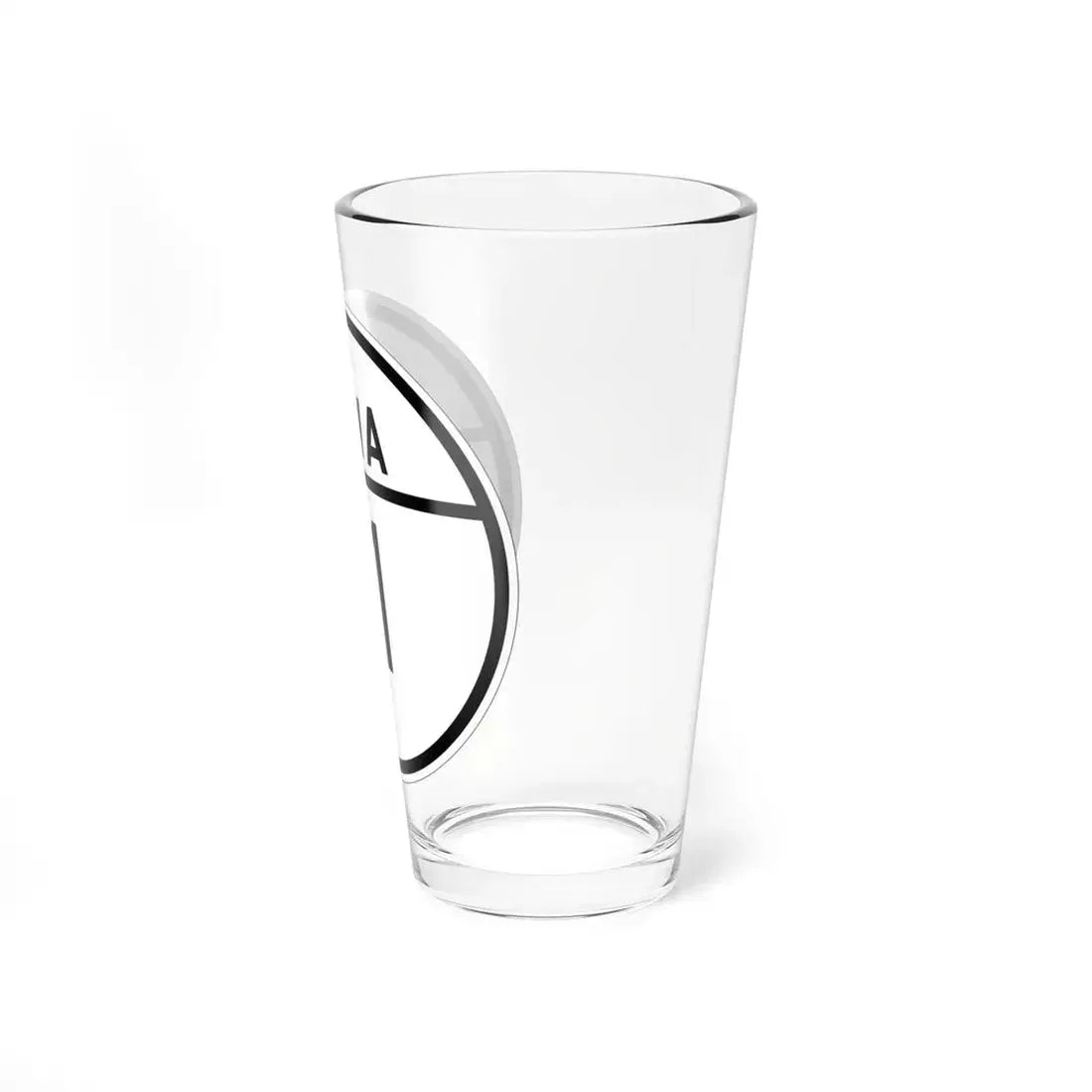 Iowa 11 1926 (Iowa) (Road Sign) Pint Glss 16oz - Go Mug Yourself