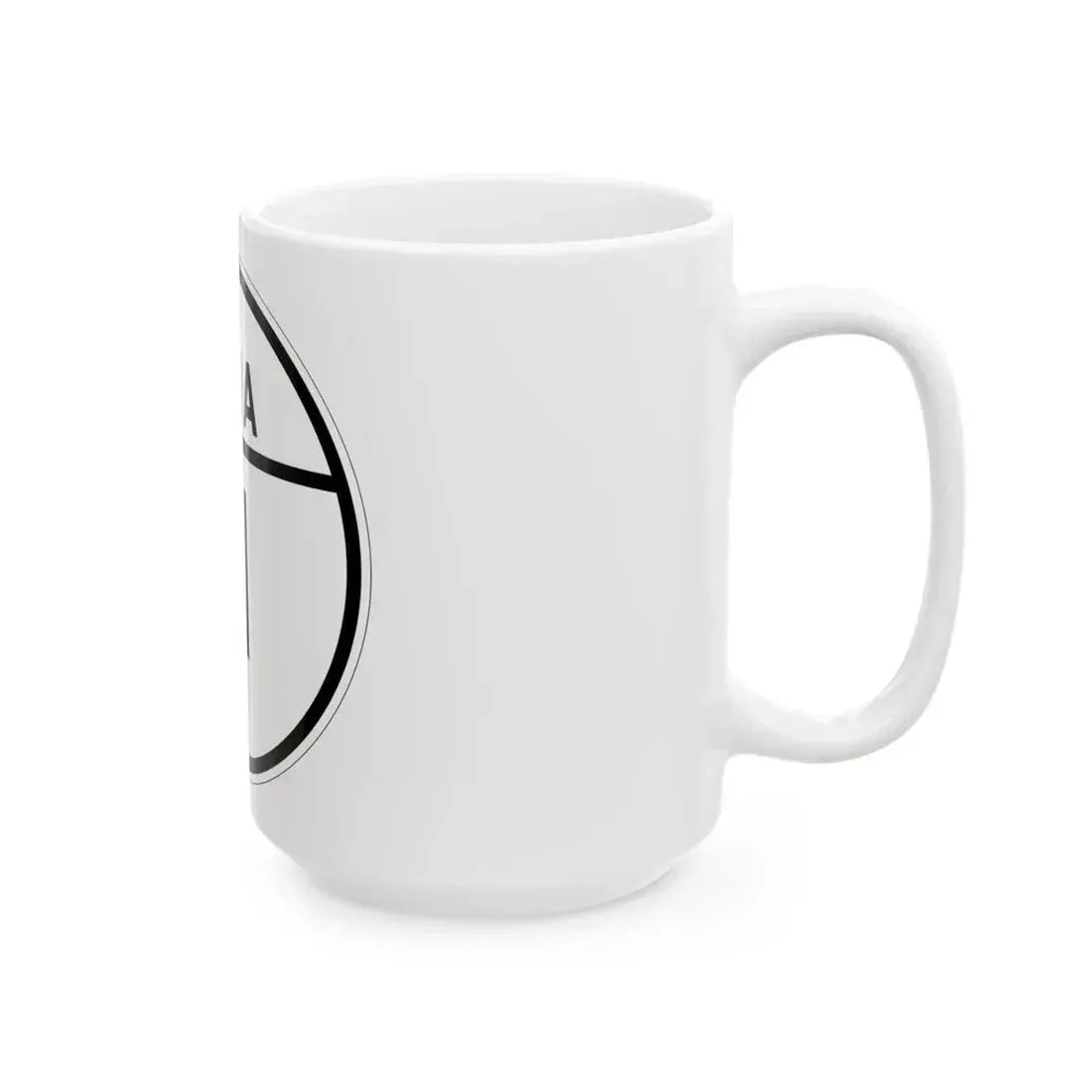 Iowa 11 1926 (Iowa) (Road Sign) White Coffee Mug - Go Mug Yourself