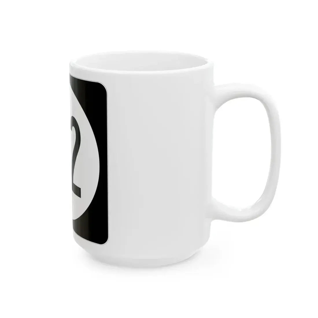 Iowa 112 (Iowa) (Road Sign) White Coffee Mug - Go Mug Yourself