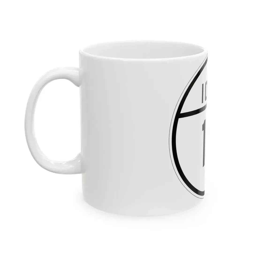 Iowa 12 1926 (Iowa) (Road Sign) White Coffee Mug - Go Mug Yourself