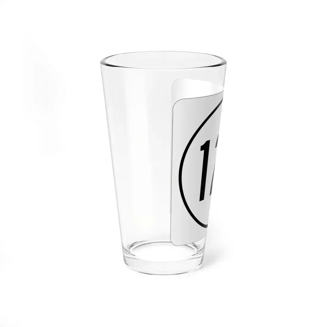 Iowa 123 1948 (Iowa) (Road Sign) Pint Glss 16oz - Go Mug Yourself