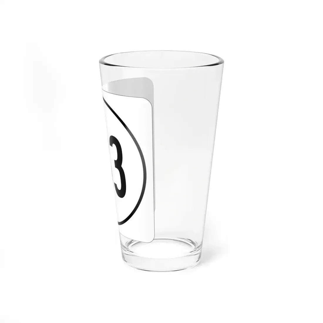Iowa 133 1948 (Iowa) (Road Sign) Pint Glss 16oz - Go Mug Yourself