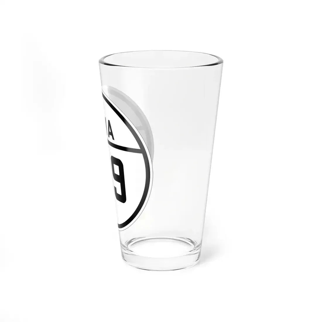 Iowa 139 1926 (Iowa) (Road Sign) Pint Glss 16oz - Go Mug Yourself