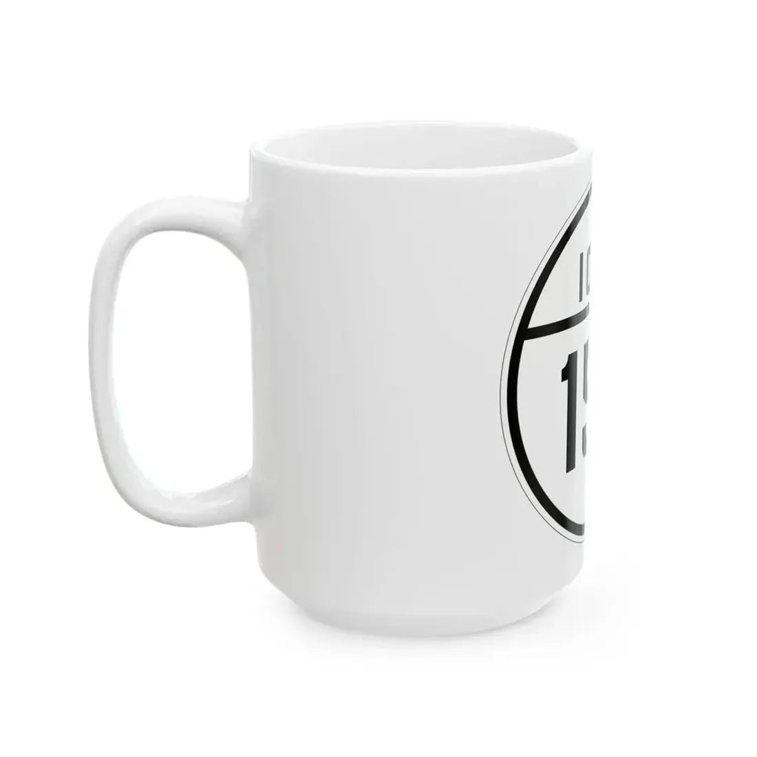 Iowa 155 1926 (Iowa) (Road Sign) White Coffee Mug - Go Mug Yourself