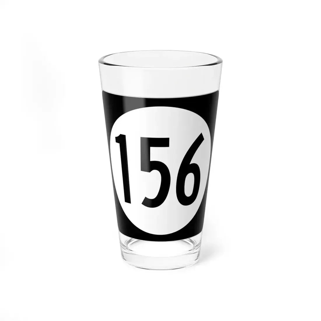 Iowa 156 (Iowa) (Road Sign) Pint Glss 16oz 16oz - Go Mug Yourself