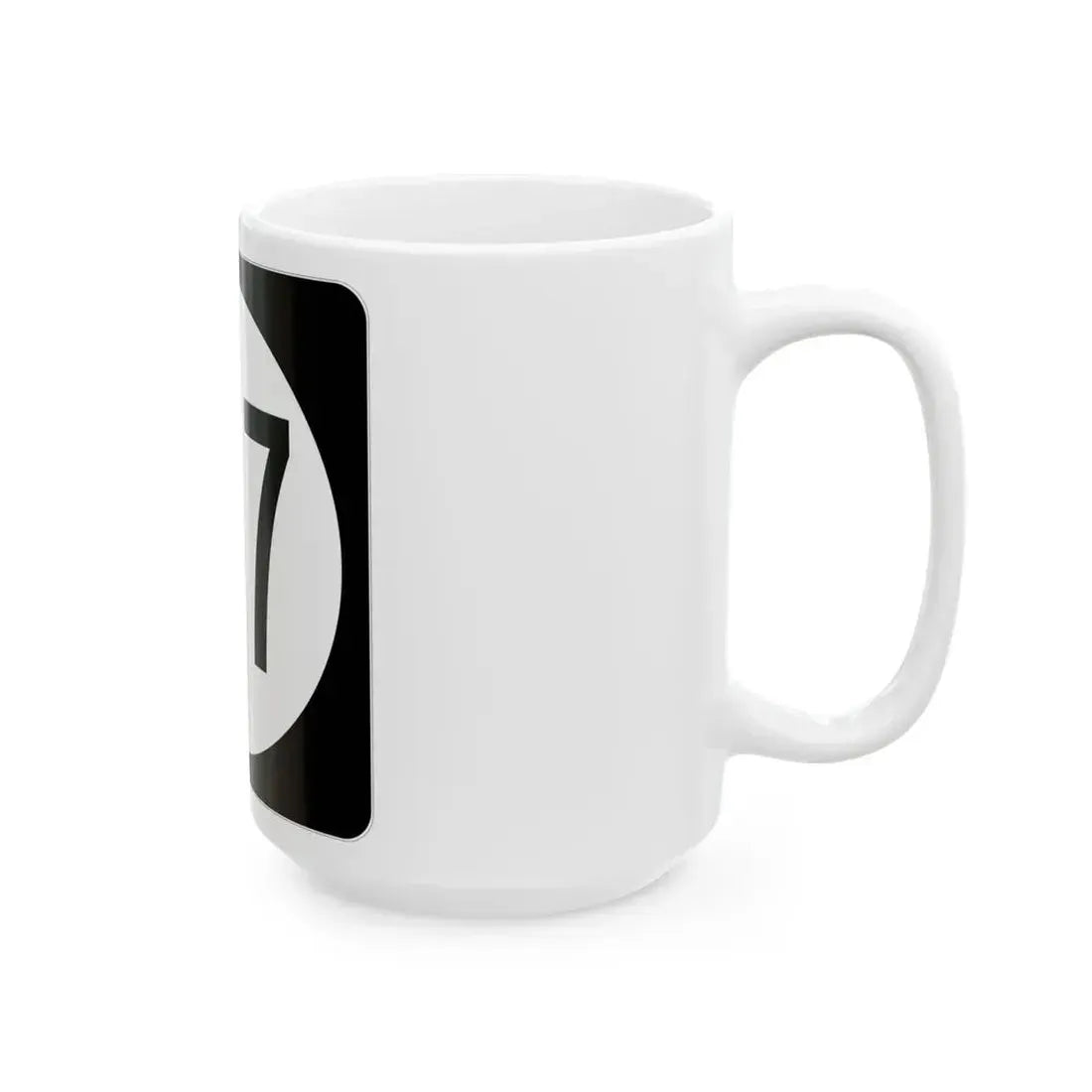 Iowa 157 (Iowa) (Road Sign) White Coffee Mug - Go Mug Yourself