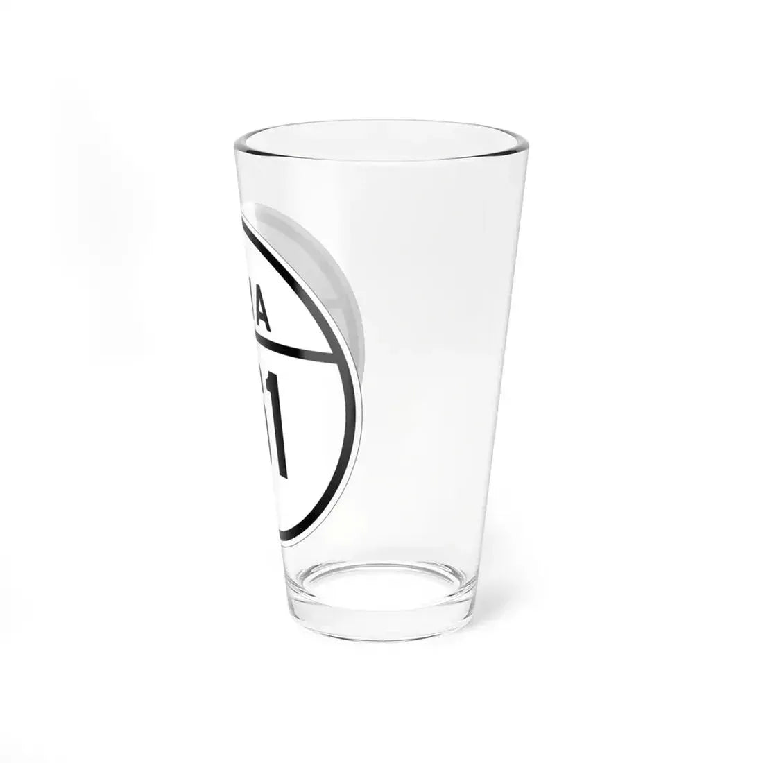 Iowa 161 1926 (Iowa) (Road Sign) Pint Glass 16oz - Go Mug Yourself
