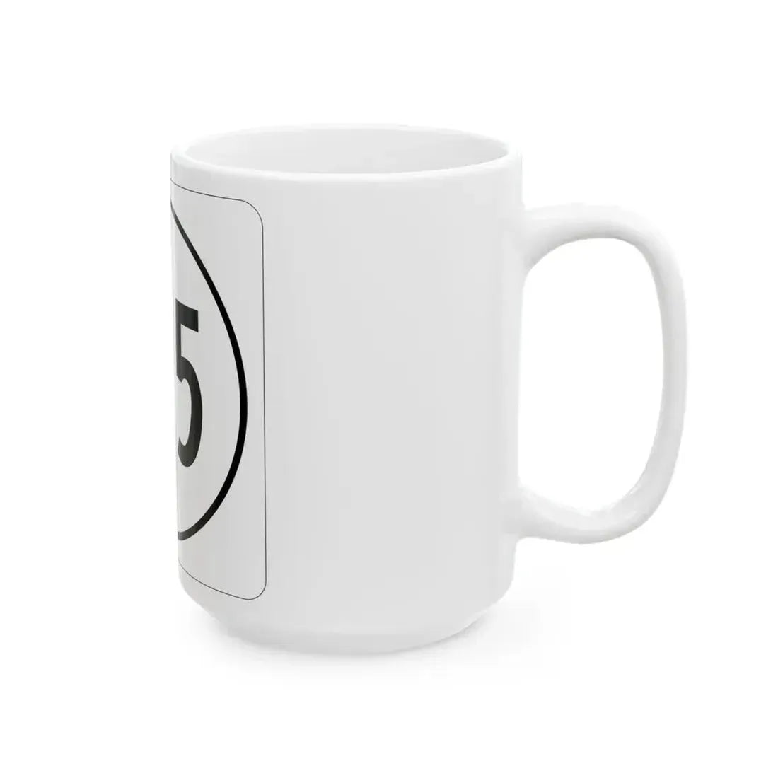 Iowa 165 1948 (Iowa) (Road Sign) White Coffee Mug - Go Mug Yourself