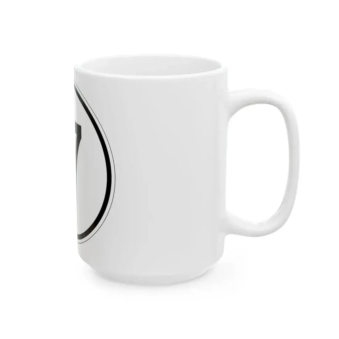 Iowa 17 1950 (Iowa) (Road Sign) White Coffee Mug - Go Mug Yourself