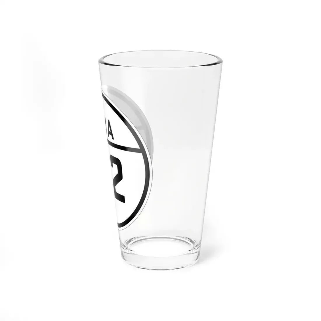 Iowa 172 1926 (Iowa) (Road Sign) Pint Glss 16oz - Go Mug Yourself