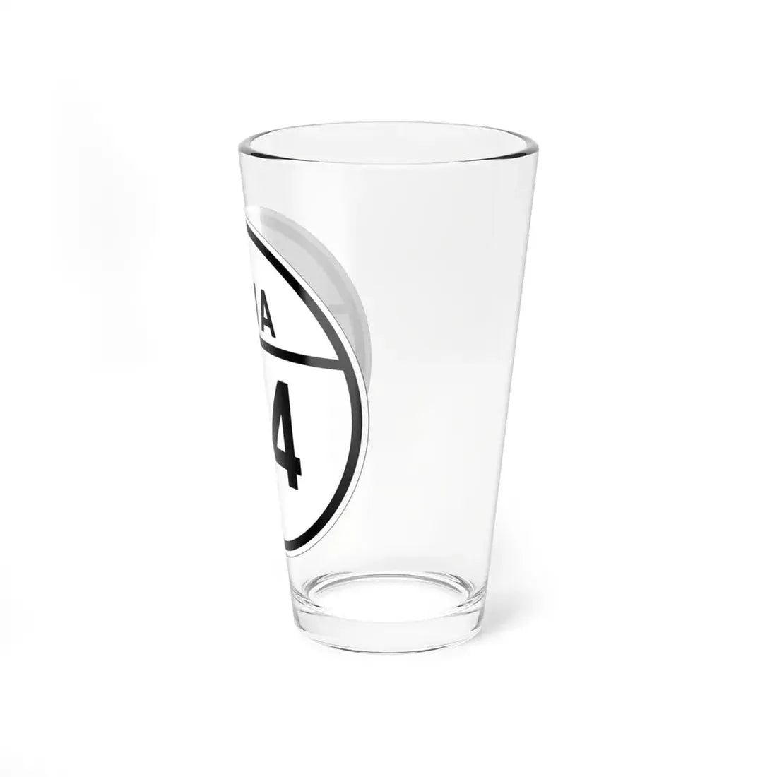 Iowa 174 1926 (Iowa) (Road Sign) Pint Glss 16oz - Go Mug Yourself