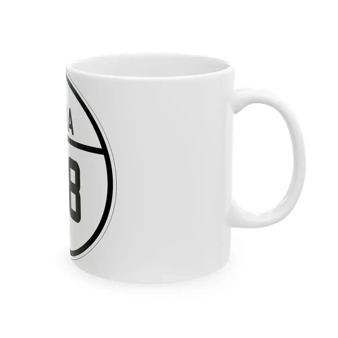 Iowa 178 1926 (Iowa) (Road Sign) White Coffee Mug - Go Mug Yourself