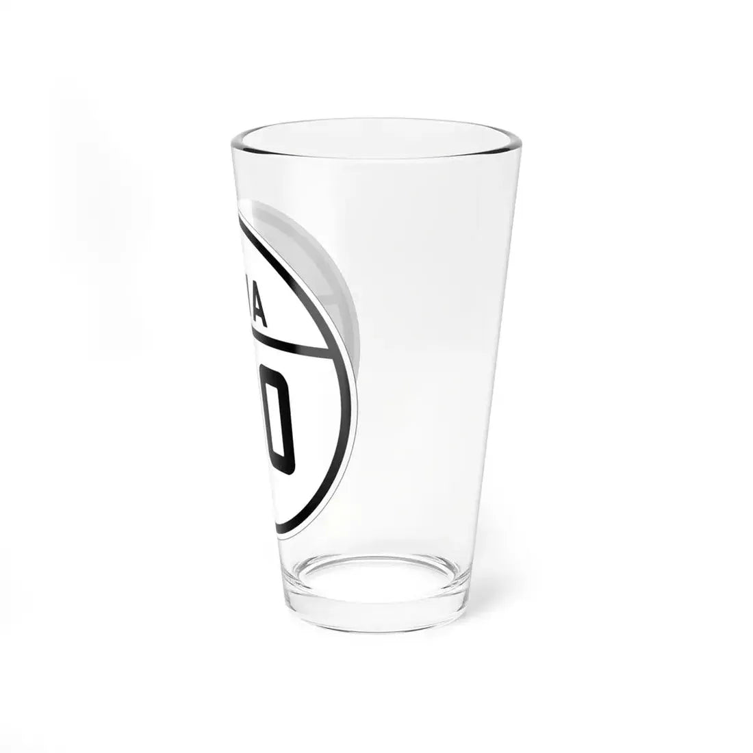 Iowa 180 1926 (Iowa) (Road Sign) Pint Glss 16oz - Go Mug Yourself