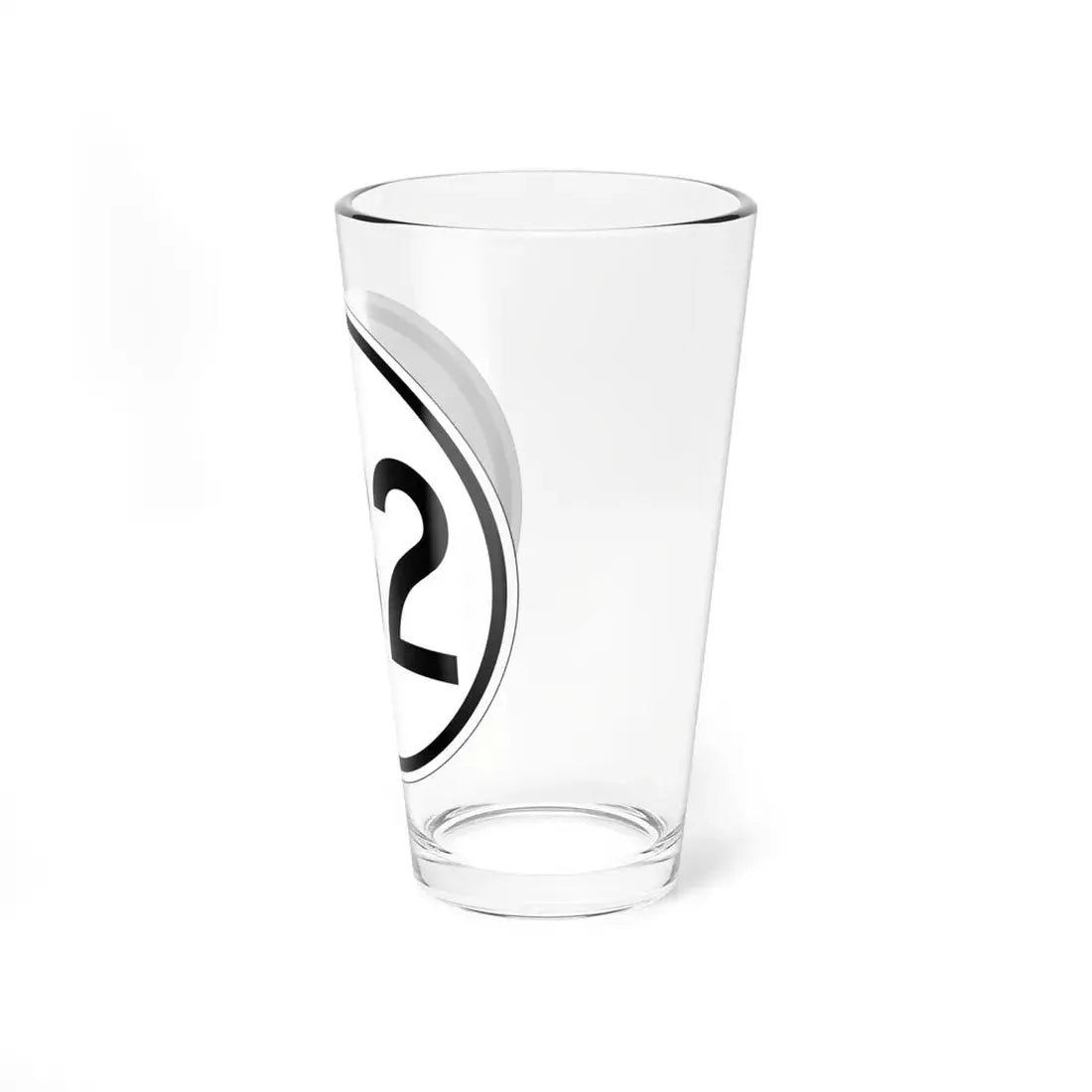 Iowa 182 1950 (Iowa) (Road Sign) Pint Glss 16oz - Go Mug Yourself