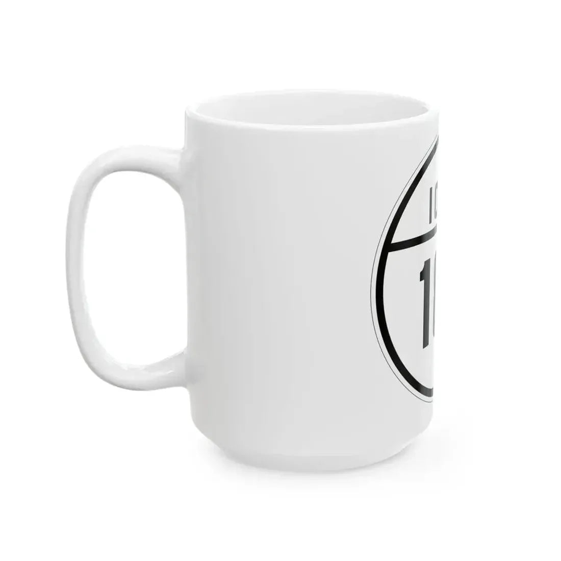 Iowa 187 1926 (Iowa) (Road Sign) White Coffee Mug - Go Mug Yourself