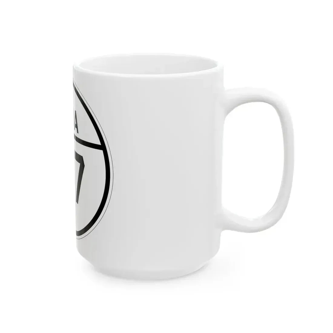 Iowa 187 1926 (Iowa) (Road Sign) White Coffee Mug - Go Mug Yourself