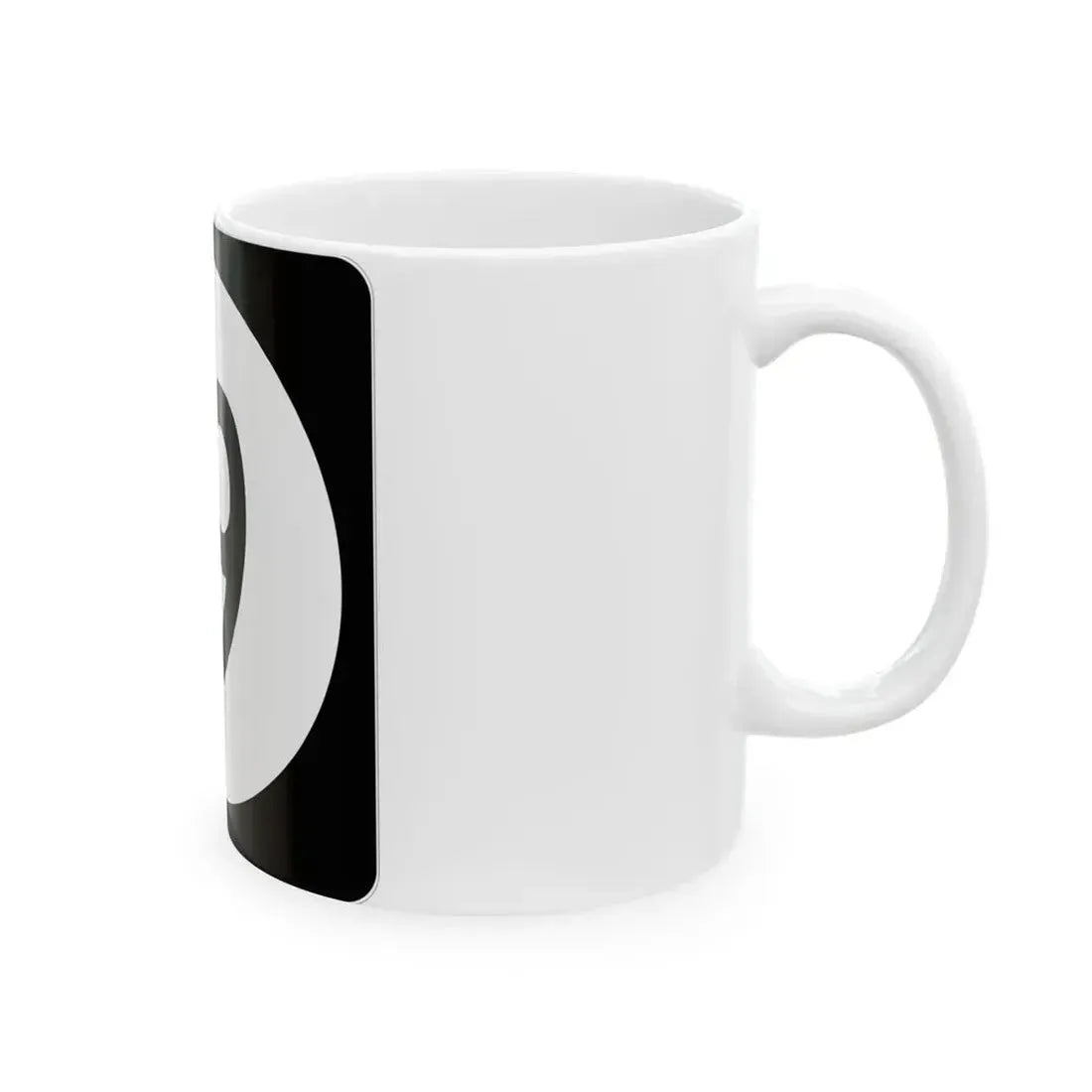 Iowa 19 (Iowa) (Road Sign) White Coffee Mug - Go Mug Yourself