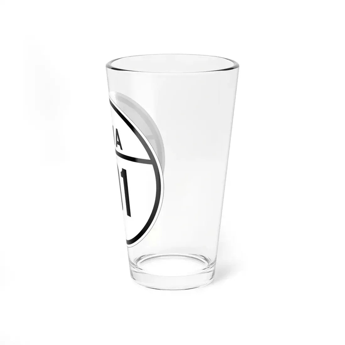 Iowa 191 1926 (Iowa) (Road Sign) Pint Glss 16oz - Go Mug Yourself