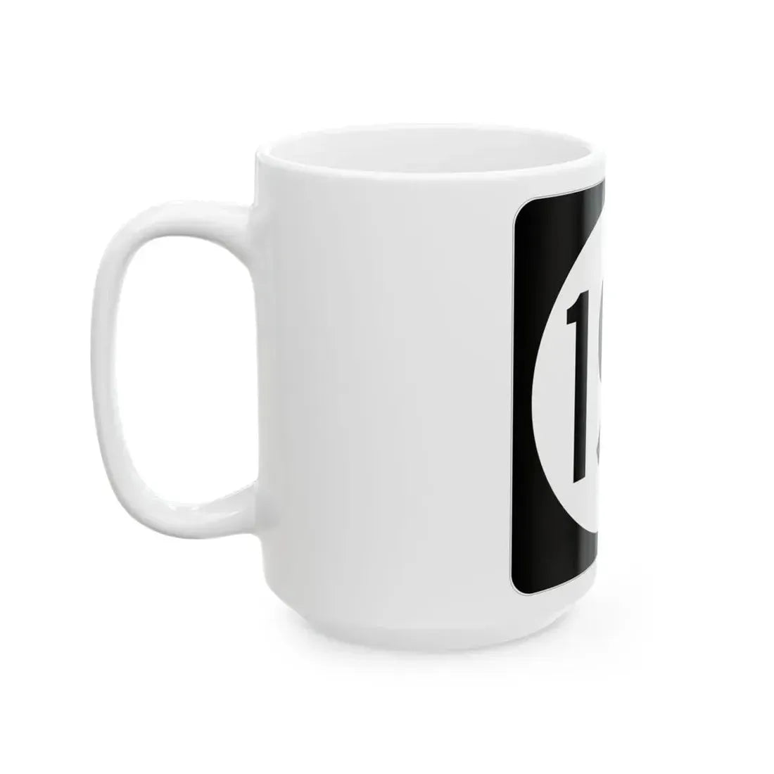 Iowa 192 (Iowa) (Road Sign) White Coffee Mug - Go Mug Yourself