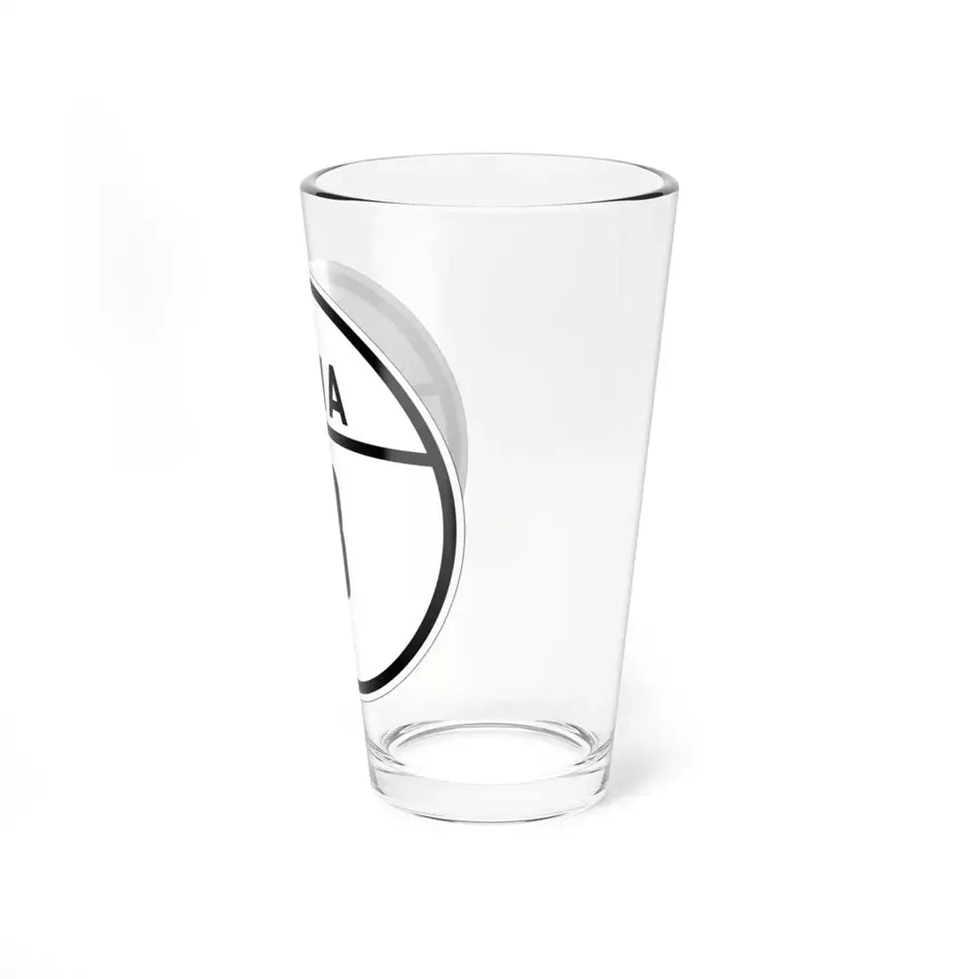 Iowa 3 1926 (Iowa) (Road Sign) Pint Glss 16oz - Go Mug Yourself