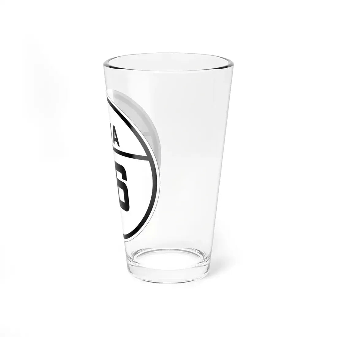 Iowa 36 1926 (Iowa) (Road Sign) Pint Glss 16oz - Go Mug Yourself