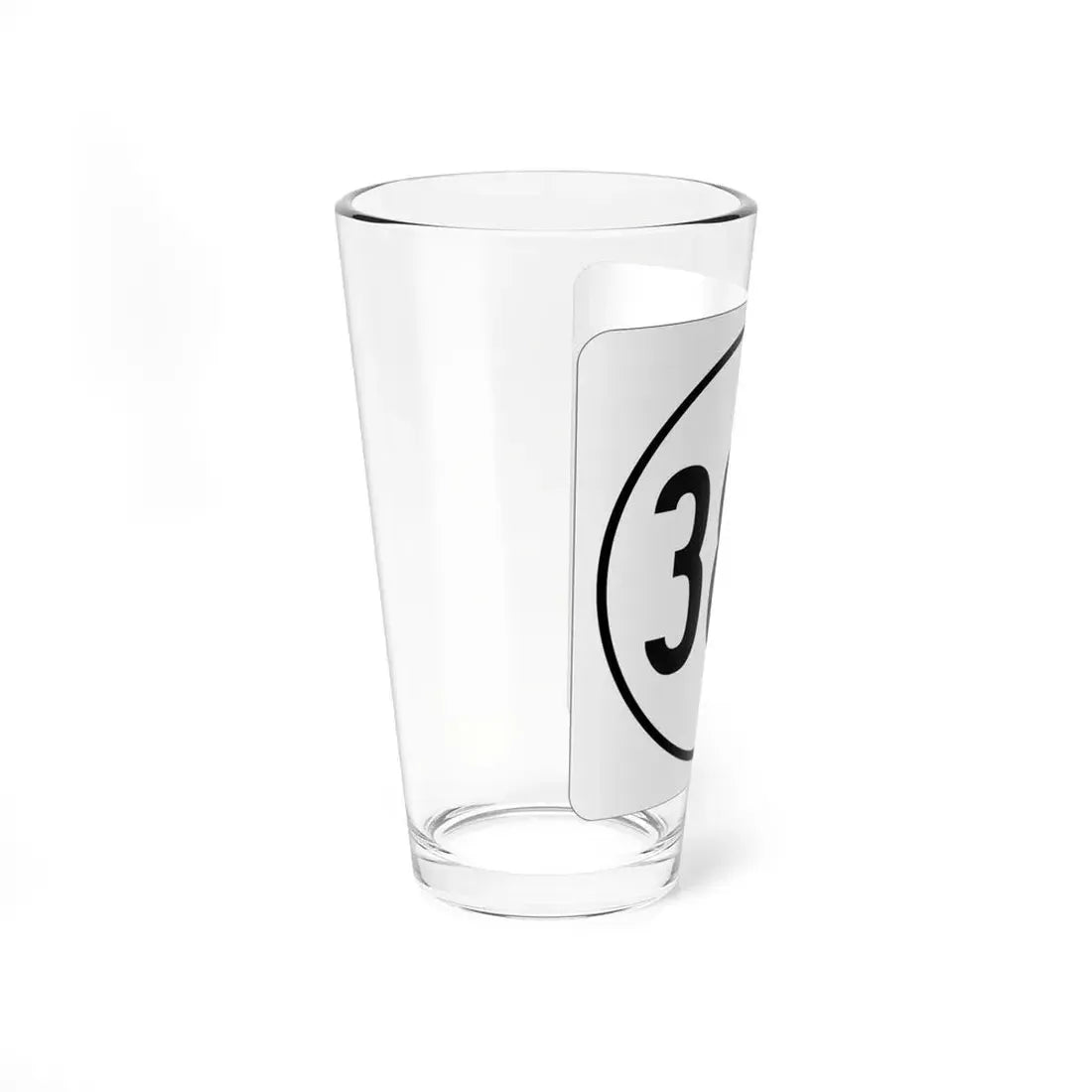 Iowa 387 1948 (Iowa) (Road Sign) Pint Glss 16oz - Go Mug Yourself