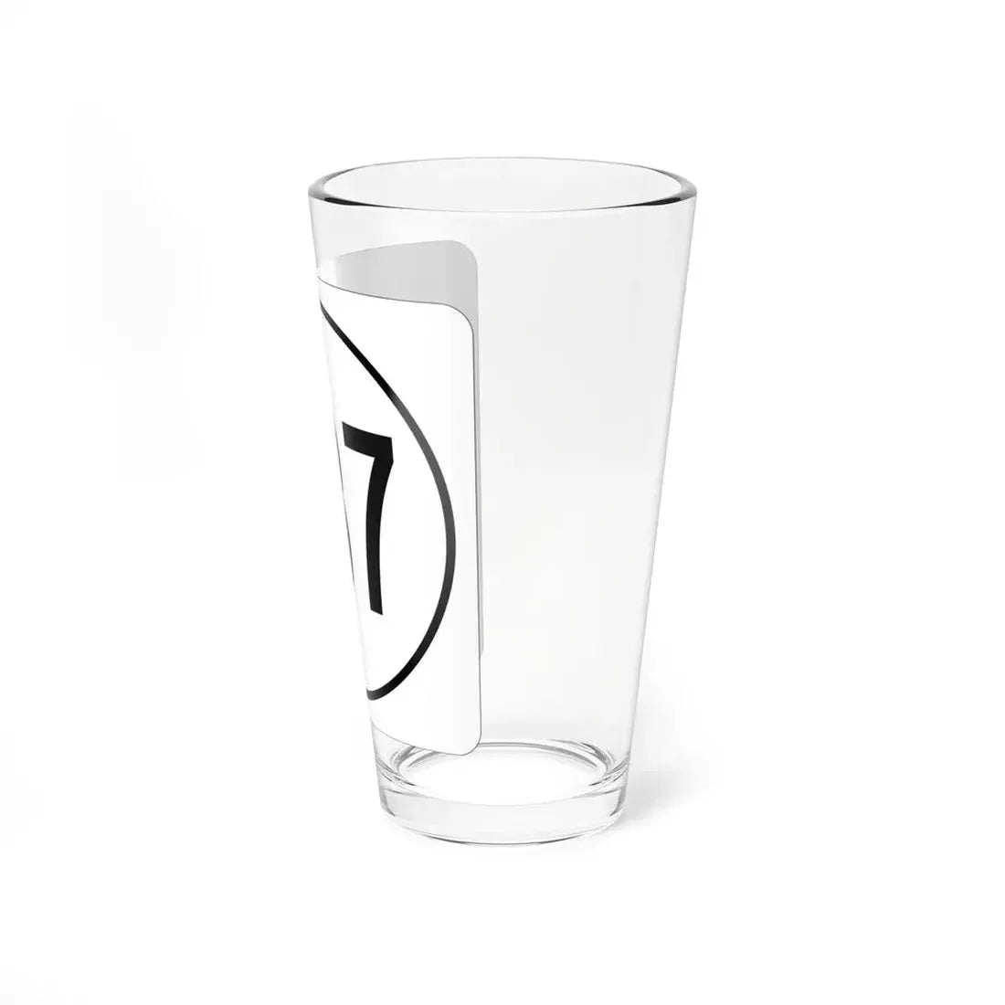 Iowa 387 1948 (Iowa) (Road Sign) Pint Glss 16oz - Go Mug Yourself