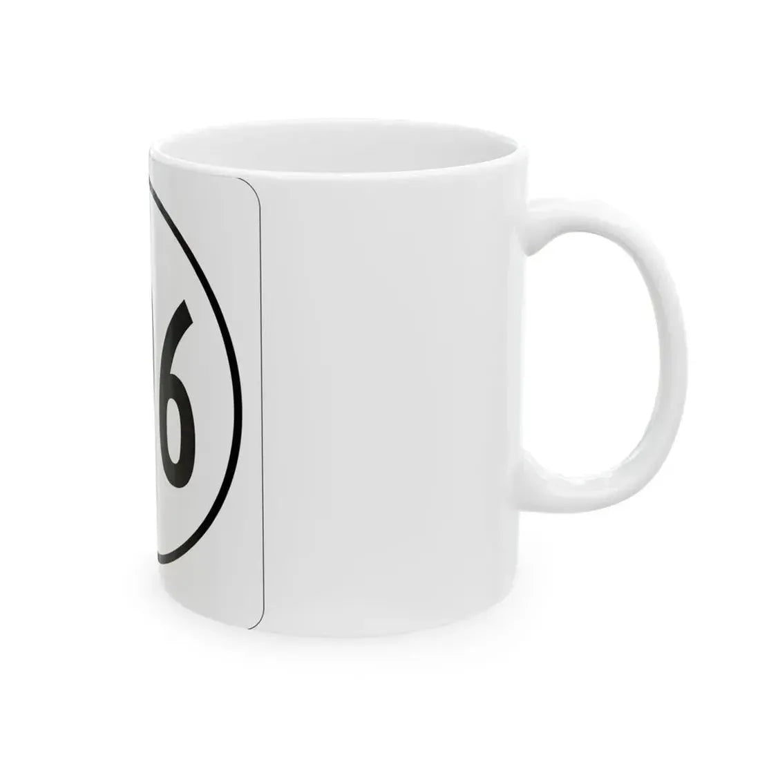 Iowa 396 1948 (Iowa) (Road Sign) White Coffee Mug - Go Mug Yourself