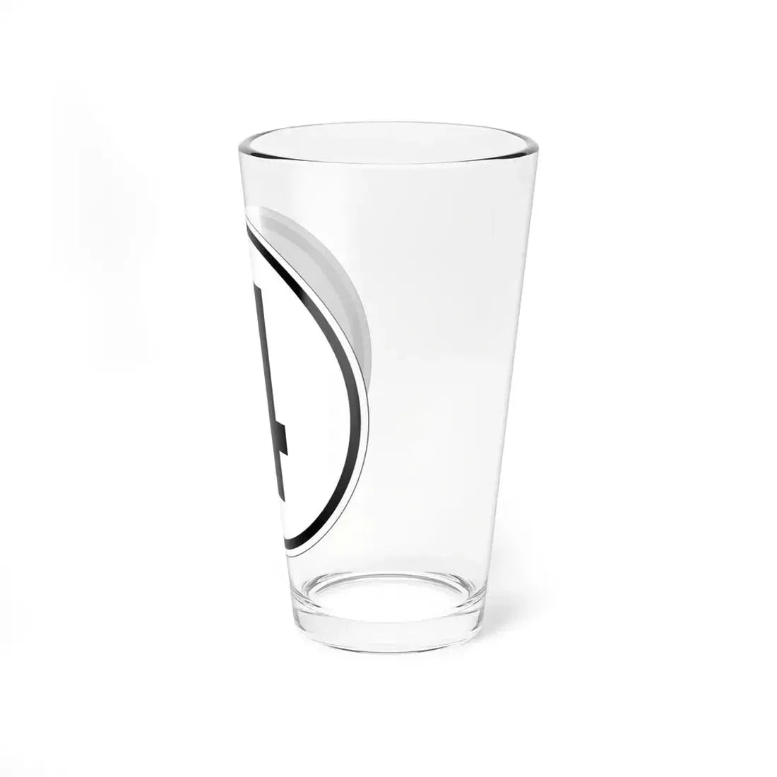 Iowa 4 1950 (Iowa) (Road Sign) Pint Glass 16oz - Go Mug Yourself