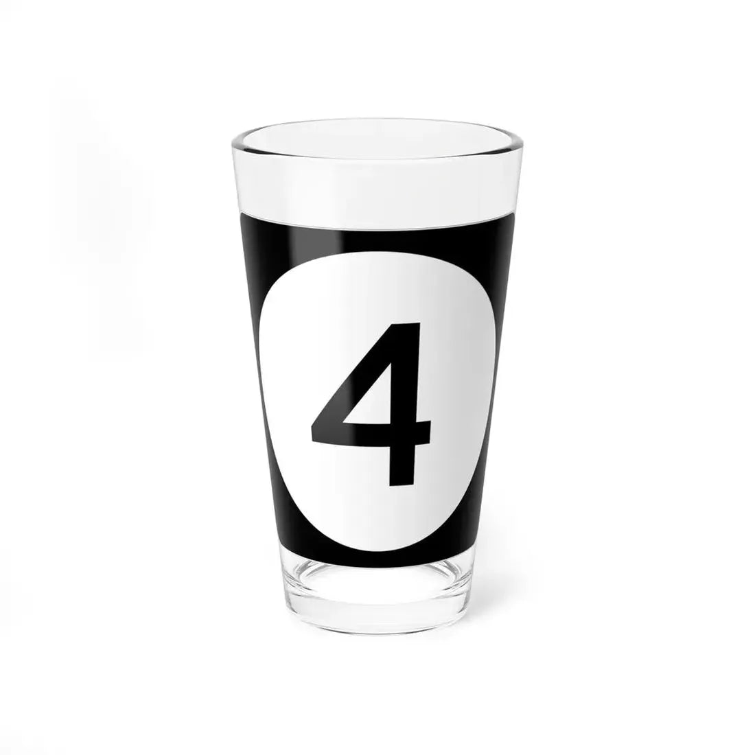 Iowa 4 (Iowa) (Road Sign) Pint Glss 16oz 16oz - Go Mug Yourself