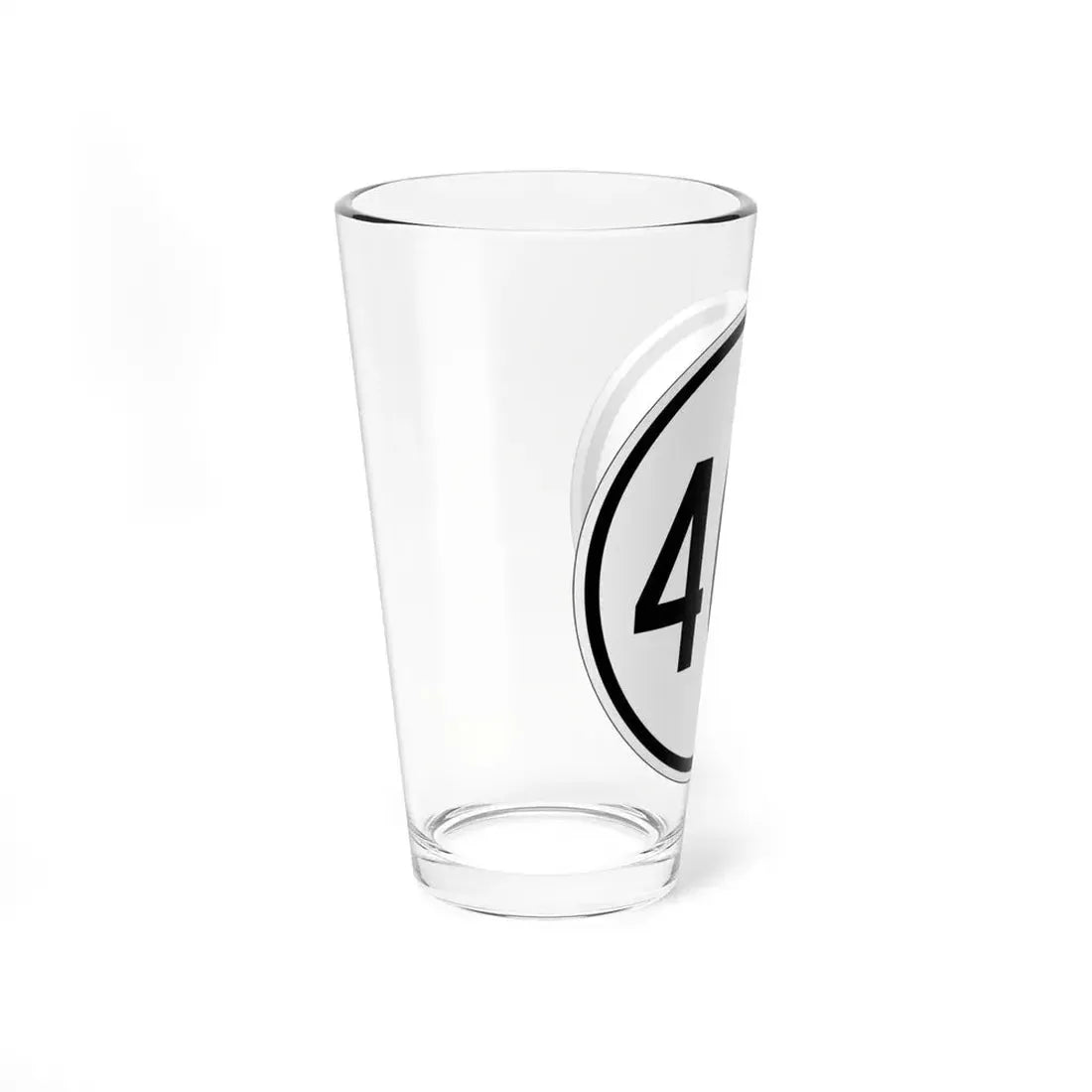 Iowa 402 1950 (Iowa) (Road Sign) Pint Glss 16oz - Go Mug Yourself