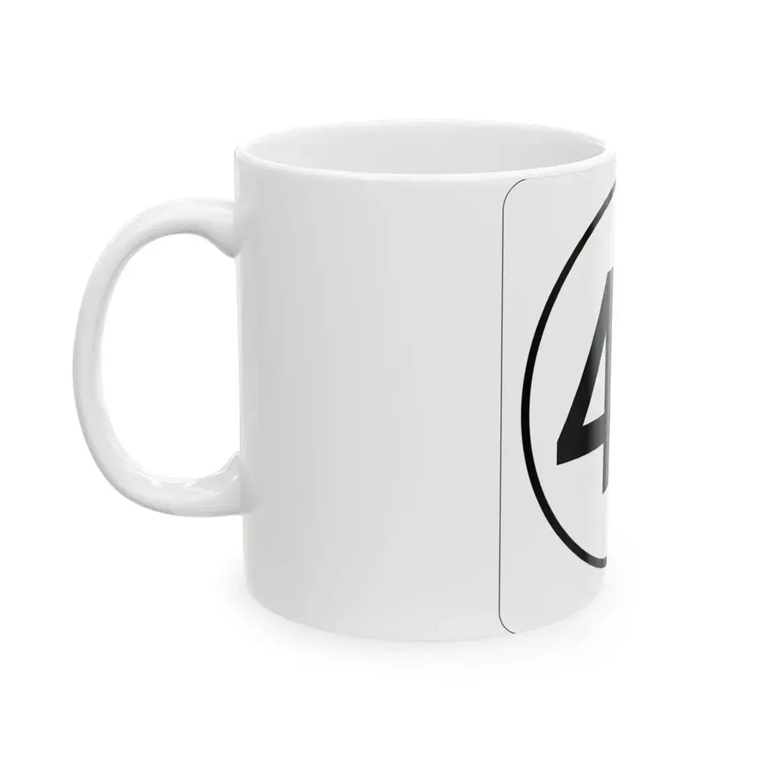 Iowa 46 1948 (Iowa) (Road Sign) White Coffee Mug - Go Mug Yourself