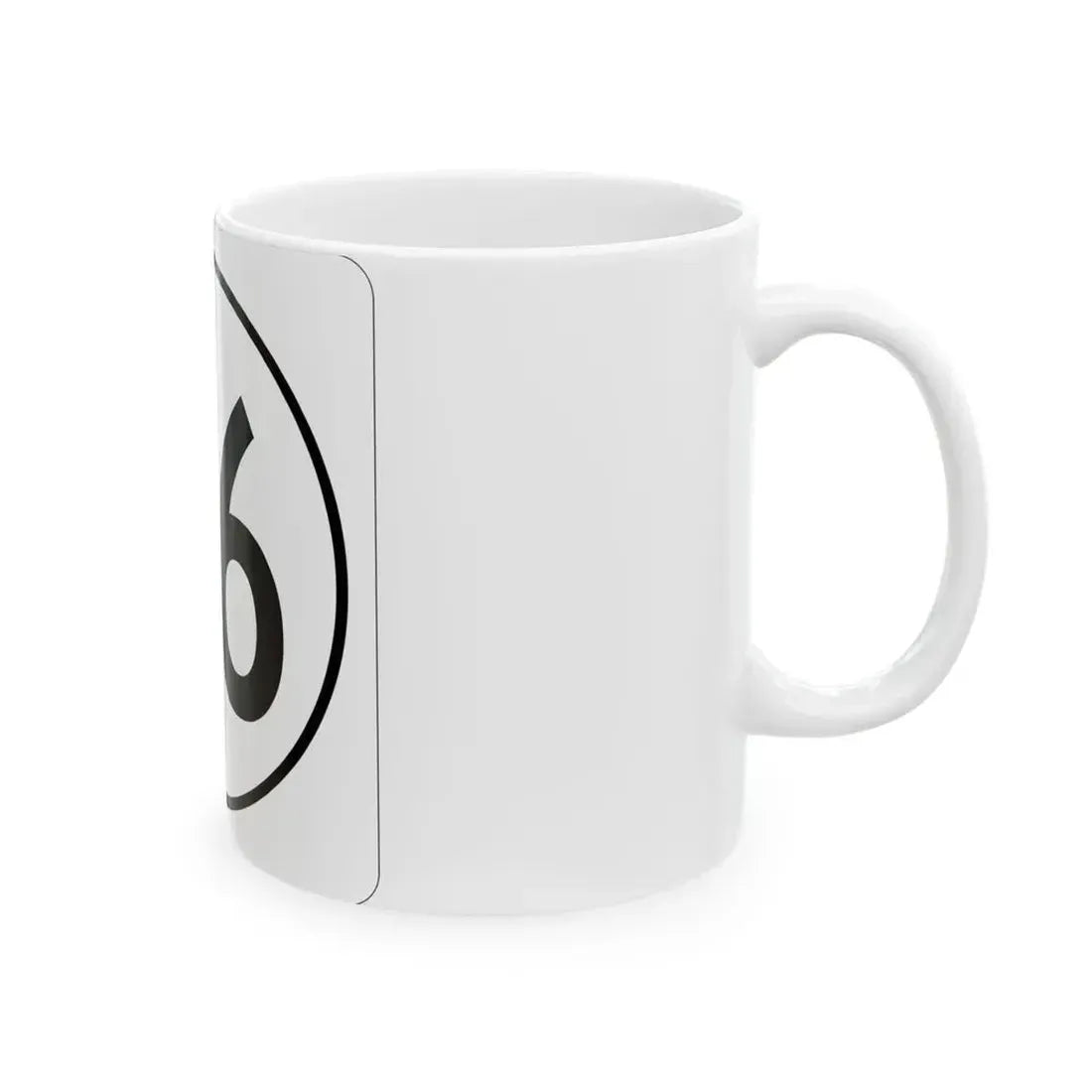 Iowa 46 1948 (Iowa) (Road Sign) White Coffee Mug - Go Mug Yourself