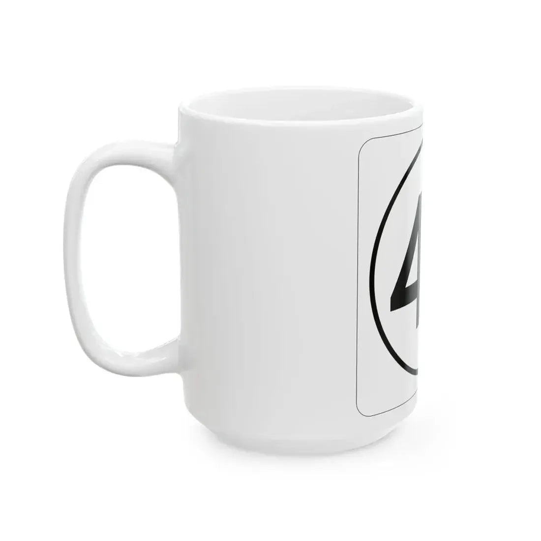 Iowa 46 1948 (Iowa) (Road Sign) White Coffee Mug - Go Mug Yourself