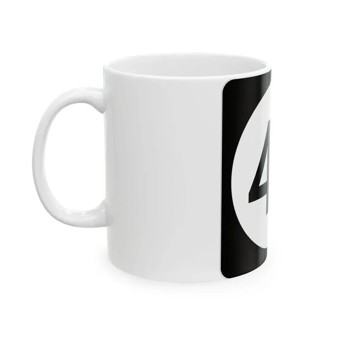 Iowa 49 (Iowa) (Road Sign) White Coffee Mug - Go Mug Yourself