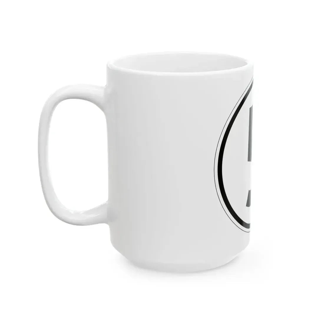 Iowa 5 1950 (Iowa) (Road Sign) White Coffee Mug - Go Mug Yourself