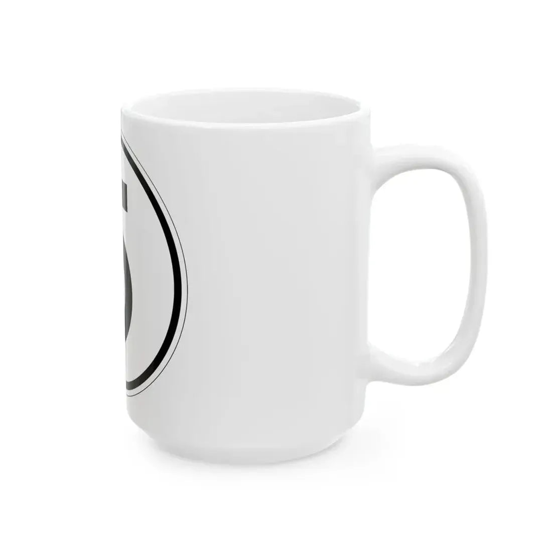 Iowa 5 1950 (Iowa) (Road Sign) White Coffee Mug - Go Mug Yourself