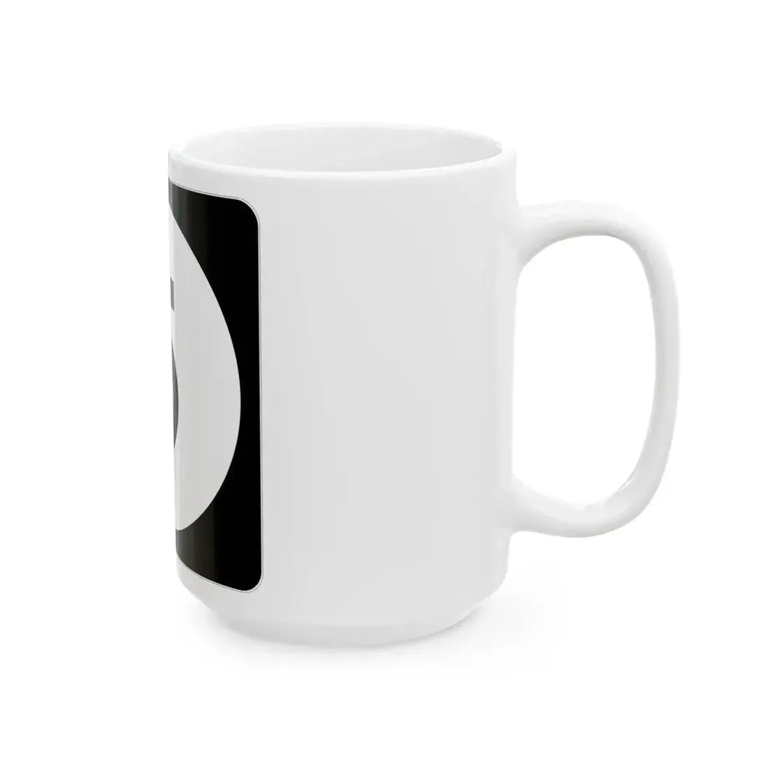 Iowa 5 (Iowa) (Road Sign) White Coffee Mug - Go Mug Yourself