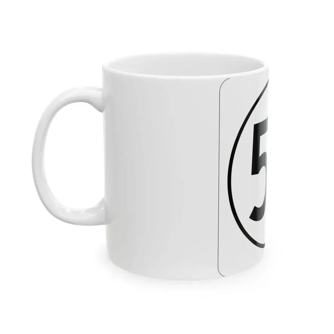 Iowa 53 1948 (Iowa) (Road Sign) White Coffee Mug - Go Mug Yourself
