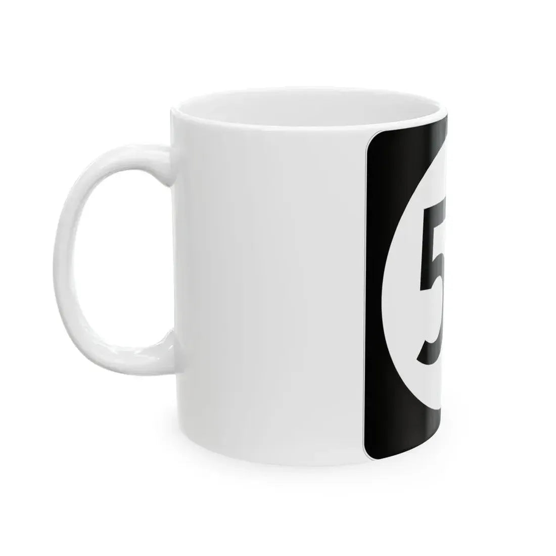 Iowa 53 (Iowa) (Road Sign) White Coffee Mug - Go Mug Yourself