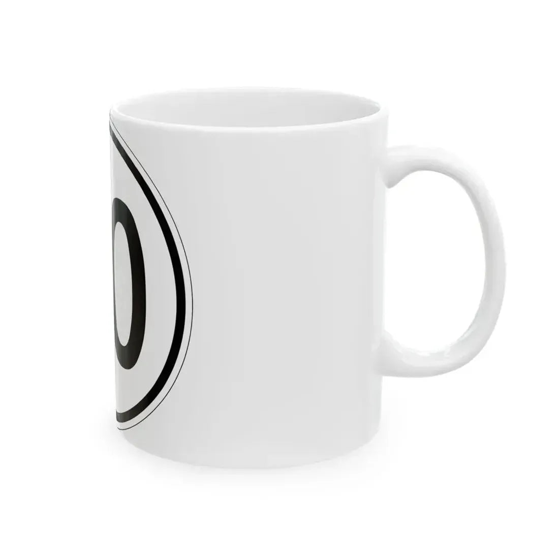 Iowa 60 1950 (Iowa) (Road Sign) White Coffee Mug - Go Mug Yourself