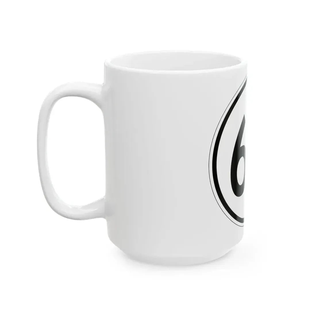 Iowa 60 1950 (Iowa) (Road Sign) White Coffee Mug - Go Mug Yourself